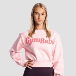 Bluza damska fitness bez zamka GymBabe Cherrybloom. Czerwone bluzy damskie GYMBEAM, l, bez wzorów, z bawełny, bez ramiączek, bez kaptura. Za 131.90 zł.