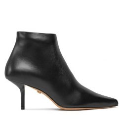 Botki Max Mara. Czarne botki damskie Max Mara, bez wzorów, bez obcasa, na szpilce, bez zapięcia. Za 4,969.00 zł.