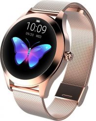 Smartwatch KingWear KW10 Złoty. Żółte zegarki smartwatch Kingwear, bez wzorów. Za 239.00 zł.