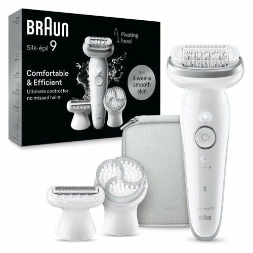 Depilator Braun Silk-épil 9 9-061 Silver/White. Depilatory BRAUN. Za 488.99 zł.