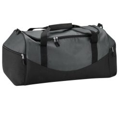 Torba Sportowa Teamwear Holdall (55 Litrów). Czarne torby na ramię męskie QUADRA, z materiału, na ramię, duże. Za 160.99 zł.
