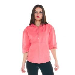 Bluza ciepła z bawełna z kaptur na co dzień. Brązowe bluzy damskie LEONE 1947 APPAREL, bez wzorów, z bawełny, sportowe, bez ramiączek, bez kaptura. W wyprzedaży za 164.19 zł.