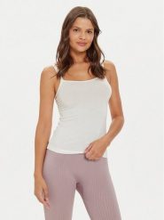 Boss Top 50515379 Biały Regular Fit. Białe topy damskie Boss, m, bez wzorów, z wiskozy, bez kołnierzyka, bez ramiączek. Za 129.99 zł.