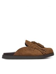 Steve Madden Klapki Maurea 11005586 Brązowy. Brązowe klapki damskie Steve Madden, bez wzorów, ze skóry, bez obcasa, bez zapięcia. Za 519.99 zł.