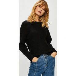 Vila - Sweter Sia. Czarne swetry nierozpinane damskie Vila, m, bez wzorów, z dzianiny, bez kołnierzyka, bez ramiączek. W wyprzedaży za 99.90 zł.