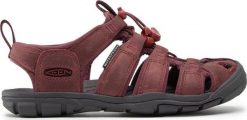 Keen Sandały damskie Clearwater Cnx Leather Wine/Red Dahlia r. 37 (KE-1025088). Czerwone sandały damskie Keen, bez wzorów, bez obcasa, bez zapięcia. Za 409.41 zł.