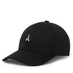 Czapka z daszkiem Patrizia Pepe. Czarne czapki damskie Patrizia Pepe, bez wzorów. Za 329.99 zł.