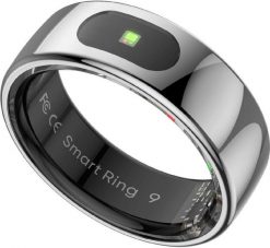 Smart RING PRO srebrny, zmierz stres, bicie serca, monitor. snu, roz .12, Powerton. Czerwone smartbandy Powerton. Za 158.44 zł.