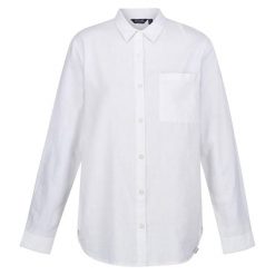 Koszula Damska Primevere. Białe koszule damskie Regatta, xl, bez wzorów, z bawełny, bez kołnierzyka, bez ramiączek. Za 245.99 zł.