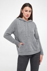 Sweter damski z kapturem Scenico WEEKEND MAX MARA. Swetry nierozpinane damskie Weekend Max Mara, m, bez wzorów, bez kołnierzyka, bez ramiączek. W wyprzedaży za 961.35 zł.