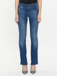 Rinascimento Jeansy CFC0117537003 Niebieski Flare Fit. Niebieskie jeansy damskie Rinascimento, bez wzorów, z bawełny. Za 339.99 zł.