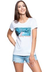 MUSTANG T SHIRT DAMSKI Alexia C Foto 1009885 2045. Białe t-shirty damskie Mustang, s, bez wzorów, bez kołnierzyka, bez ramiączek. W wyprzedaży za 39.99 zł.