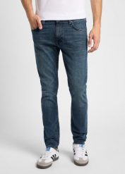 LEE LUKE MĘSKIE SPODNIE JEANSOWE JEANSY DŻINSY HOLLAND BLUE 112360226 L719008586. Niebieskie jeansy męskie Lee, z jeansu. Za 219.99 zł.