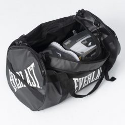 Torba sportowa Holdall Everlast 2024. Czarne torby sportowe męskie EVERLAST, bez wzorów. Za 169.99 zł.