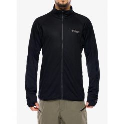 Bluza rozpinana męska Columbia Summit Step Full Zip. Czarne bluzy męskie Columbia, m, bez wzorów, sportowe, bez ramiączek, bez kaptura. Za 395.99 zł.