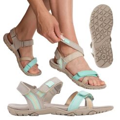 Sandały damskie KADVA Cara WMNS. Brązowe sandały damskie KADVA, bez wzorów, bez obcasa, bez zapięcia. Za 89.99 zł.