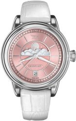 Zegarek damski Aviator V.1.33.0.257.4.WM biały. Białe zegarki damskie AVIATOR. Za 2,874.51 zł.