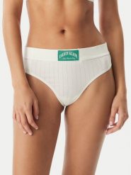Calvin Klein Underwear Stringi LV00QF8711 Kremowy. Białe majtki damskie Calvin Klein Underwear, z bawełny. Za 109.99 zł.