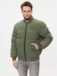 Calvin Klein Jeans Kurtka przejściowa J30J324072 Zielony Regular Fit. Zielone kurtki męskie Calvin Klein Jeans, m, bez wzorów, z jeansu, bez kaptura. Za 689.99 zł.