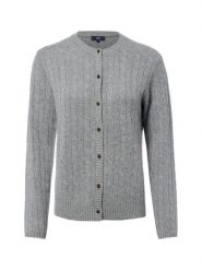 IPURI sweter z czystego kaszmiru Kobiety Kaszmir szary, XL. Szare swetry nierozpinane damskie IPURI, xl, bez wzorów, z kaszmiru, bez kołnierzyka, bez ramiączek. Za 999.95 zł.