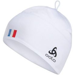 Czapka zimowa Odlo POLYKNIT FAN WARM ECO. Białe czapki męskie ODLO, na zimę, bez wzorów. Za 139.99 zł.