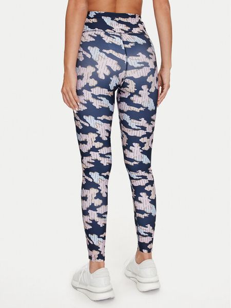 Reebok Legginsy Train Como Tight 100076266 Granatowy Slim Fit. Niebieskie legginsy damskie Reebok, bez wzorów, z syntetyku. Za 119.99 zł.