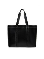 HUGO Torebka 50547481 Czarny. Czarne shopperki damskie Hugo, bez wzorów, ze skóry, bez dodatków. Za 599.99 zł.