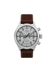 Timex Zegarek Timex x Pan Am® Waterbury Ace Chronograph TW2Y38700 Brązowy. Brązowe, analogowe zegarki męskie Timex, bez wzorów. Za 1,089.00 zł.
