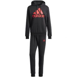 Dres Big Logo Terry Rozmiar S Czarny - IP5553. Białe komplety dresowe męskie Adidas, s, bez wzorów, z dresówki. Za 287.99 zł.