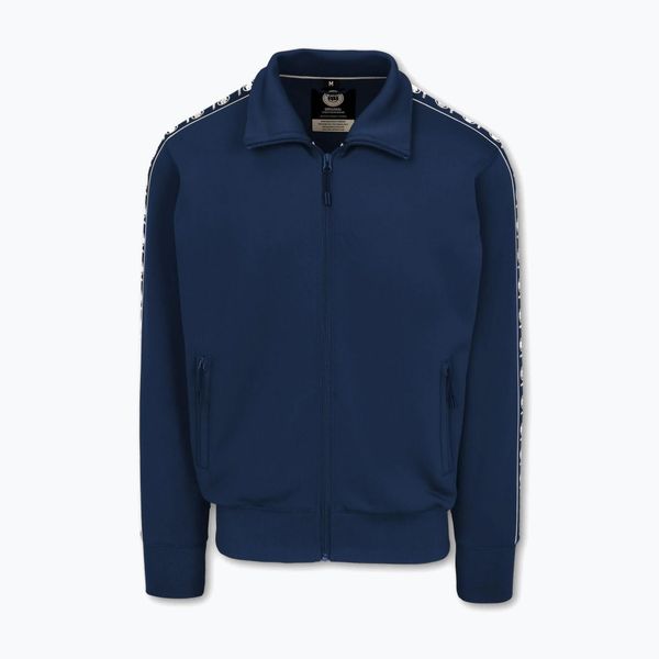 Bluza męska Pitbull Track Jacket Powers. Niebieskie bluzy męskie PITBULL, m, bez wzorów, sportowe, bez ramiączek, bez kaptura. Za 199.99 zł.