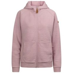 Damska Bluza Z Kapturem Lillie Full Zip. Czerwone bluzy damskie Trespass, bez wzorów, sportowe, bez ramiączek, z kapturem. Za 203.99 zł.
