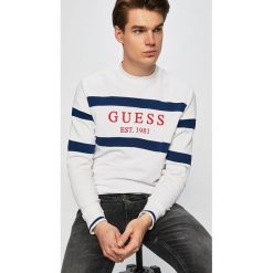 Guess Jeans - Bluza Jack. Czarne bluzy męskie Guess Jeans, m, z aplikacjami, z bawełny, bez ramiączek, bez kaptura. W wyprzedaży za 219.90 zł.