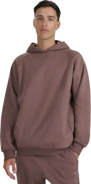 Bluza męska 4F M1946 brązowa 4FWAW25TSWSM1946 80S L. Brązowe bluzy męskie 4F, l, bez wzorów, bez ramiączek, bez kaptura. Za 159.98 zł.