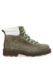 Gant Trapery 31543079 Szary. Szare trapery damskie GANT, ze skóry, bez zapięcia. Za 769.99 zł.