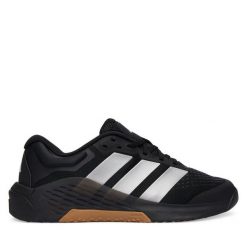 Buty na siłownię adidas. Czarne obuwie sportowe damskie Adidas, bez wzorów, bez zapięcia, na fitness i siłownię. Za 569.99 zł.