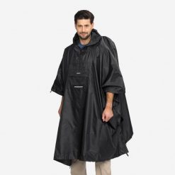 Poncho z miejscem na plecak Vesper Backpack. Czarne plecaki męskie Viking, bez wzorów, klasyczne. Za 198.99 zł.