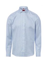 Finshley & Harding koszula biznesowa Mężczyźni Slim Fit Bawełna niebieski, 41. Niebieskie koszule męskie Finshley & Harding, m, bez wzorów, z bawełny, biznesowe, bez kołnierzyka, bez ramiączek. Za 199.95 zł.