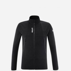Kurtka polarowa męska MILLET M K Lightgrid Jkt Czarny. Czarne kurtki męskie Millet, m, bez wzorów, z polaru, sportowe, bez kaptura. Za 269.00 zł.