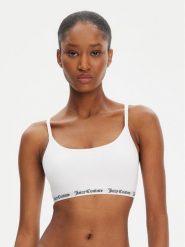 Juicy Couture Biustonosz top Ren JCTBT125972 Biały. Białe topy damskie Juicy Couture, m, bez wzorów, z bawełny, bez kołnierzyka, bez ramiączek. Za 69.99 zł.