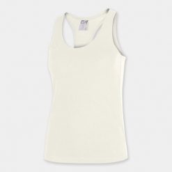 Tank top fitness damski Joma Larisa. Brązowe topy damskie Joma, l, bez wzorów, sportowe, bez kołnierzyka, bez ramiączek. Za 56.80 zł.