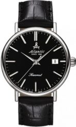Zegarek Atlantic Męski Seacrest 50354.41.61 Szafirowe szkło czarny. Czarne zegarki męskie Atlantic, bez wzorów, szklane. Za 1,210.00 zł.