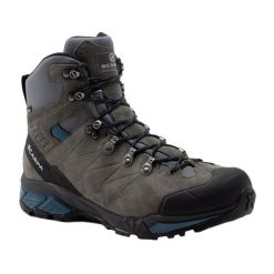 Buty trekkingowe męskie Scarpa ZG Trek GTX. Szare buty zimowe męskie Scarpa, bez wzorów, bez obcasa, bez zapięcia. Za 829.99 zł.