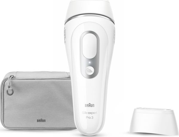 Depilator Braun Braun Silk-expert Pro 3 PL3020 IPL biało-srebrny. Depilatory BRAUN. Za 1,593.03 zł.