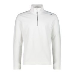 Golf męski techniczny CMP 3G10747. Białe swetry męskie CMP, l, bez wzorów, sportowe, bez kołnierzyka, bez ramiączek. Za 274.00 zł.