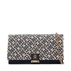 Torebka Tommy Hilfiger. Niebieskie torebki do ręki damskie Tommy Hilfiger, bez wzorów, bez dodatków. Za 649.99 zł.