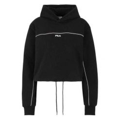 Damska Bluza Z Kapturem Z Nadrukiem Laagna. Czarne bluzy damskie Fila, m, bez wzorów, z materiału, bez ramiączek, z kapturem. Za 403.99 zł.