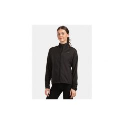 Damska kurtka do biegania Kilpi TIRANO-W. Czarne kurtki sportowe damskie Kilpi, bez wzorów, bez ramiączek, bez kaptura, do biegania. Za 473.69 zł.