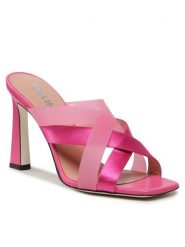Pollini Klapki SA28019C1GTN161A Różowy. Czerwone klapki damskie Pollini, bez wzorów, z materiału, bez obcasa, bez zapięcia. Za 1,319.00 zł.