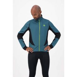 Kurtka rowerowa męska Rogelli Brave, softshell. Czarne kurtki męskie Rogelli, m, bez wzorów, z softshellu, bez kaptura, rowerowe. Za 231.00 zł.