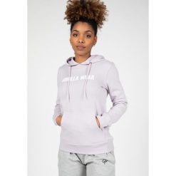Charlotte Bluza z kapturem ilac. Fioletowe bluzy damskie GORILLA WEAR, xs, bez wzorów, sportowe, bez ramiączek, z kapturem. Za 255.00 zł.